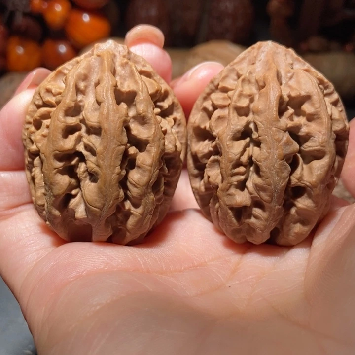 把件文玩核桃东北楸子小雪22