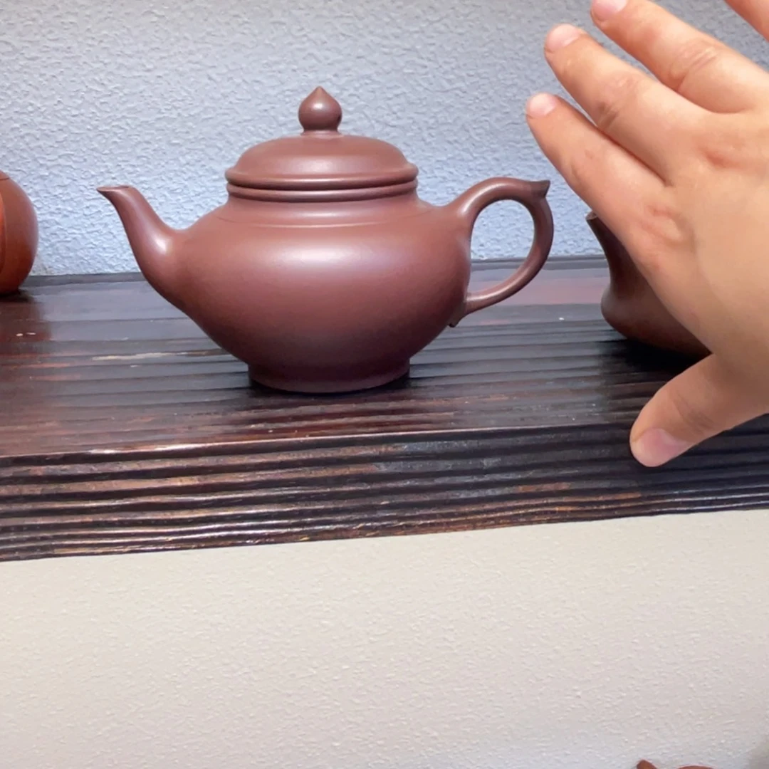 紫砂茶叶罐心****蔡紫砂笑樱