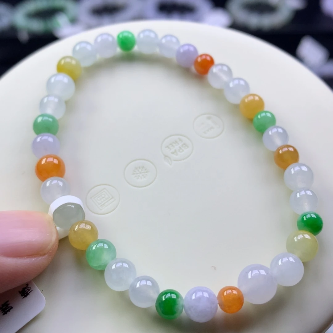 未镶嵌手串翡翠卡6