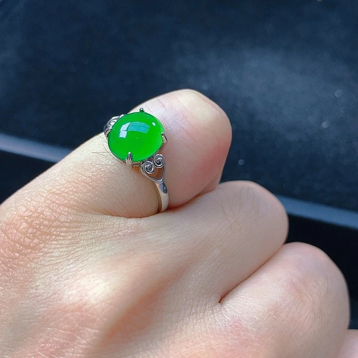 【闪购商品】翡翠银S925镶嵌颈饰翡翠