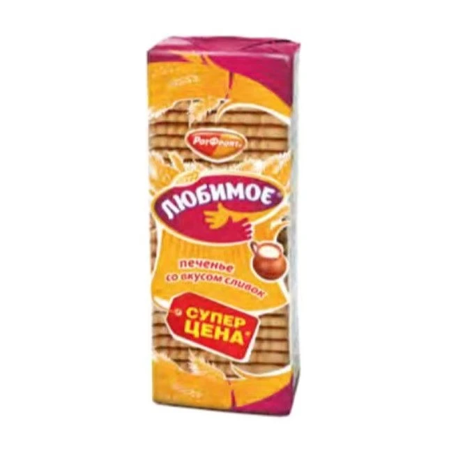 得闲俄罗斯进口俄宝多牌喜爱多口味饼干零食347g