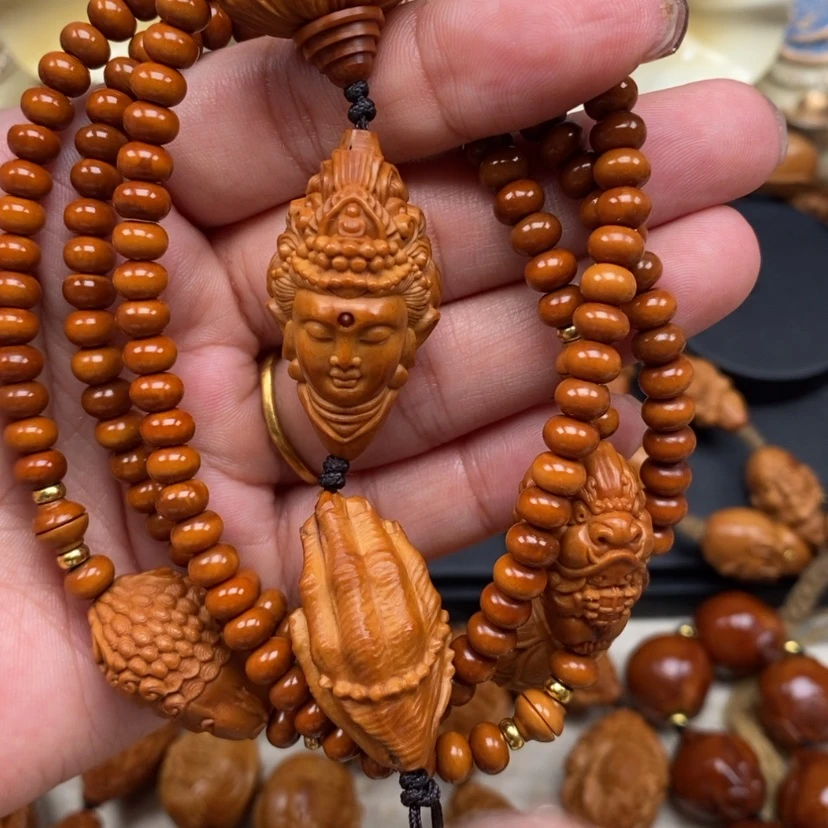 【闪购商品】橄榄核吊坠橄榄手工雕刻工艺