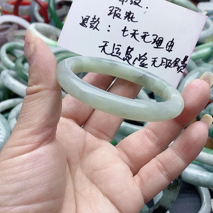 玻璃非金属手镯黑色