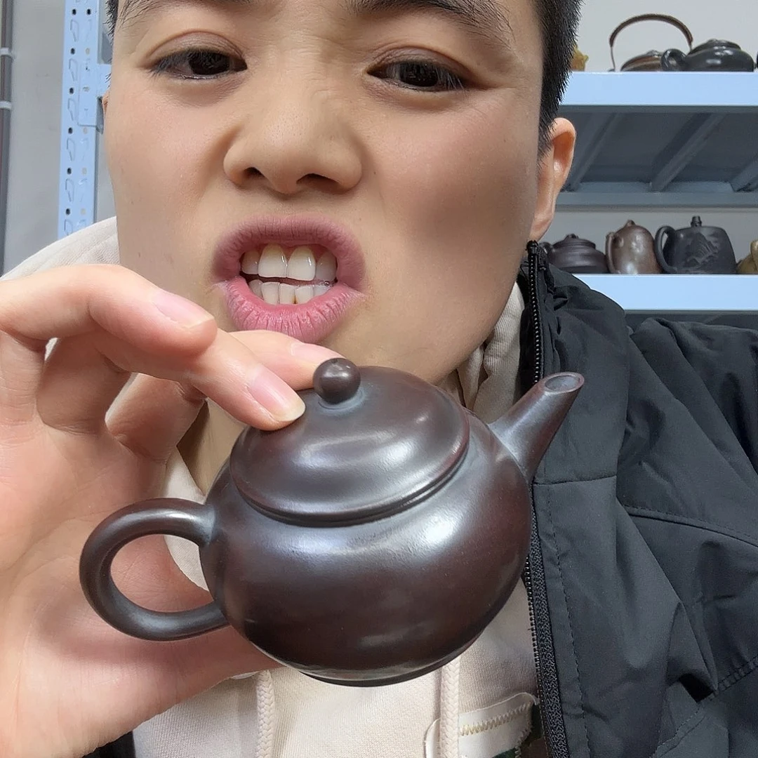 茶壶紫砂民间手艺人全手工制作