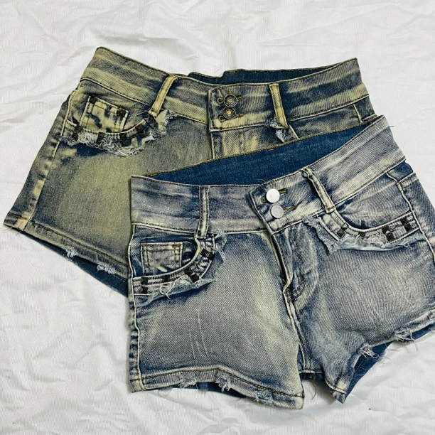 【林哒哒】美式y2k辣妹复古短裤短裙直播下单