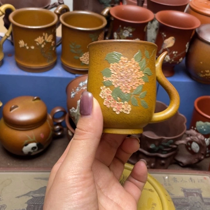 紫砂茶杯紫砂主人杯