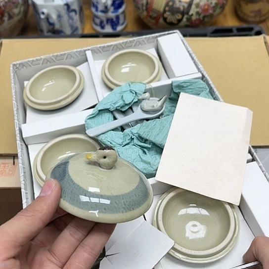 瓷片摆件工艺品瓷器摆件777