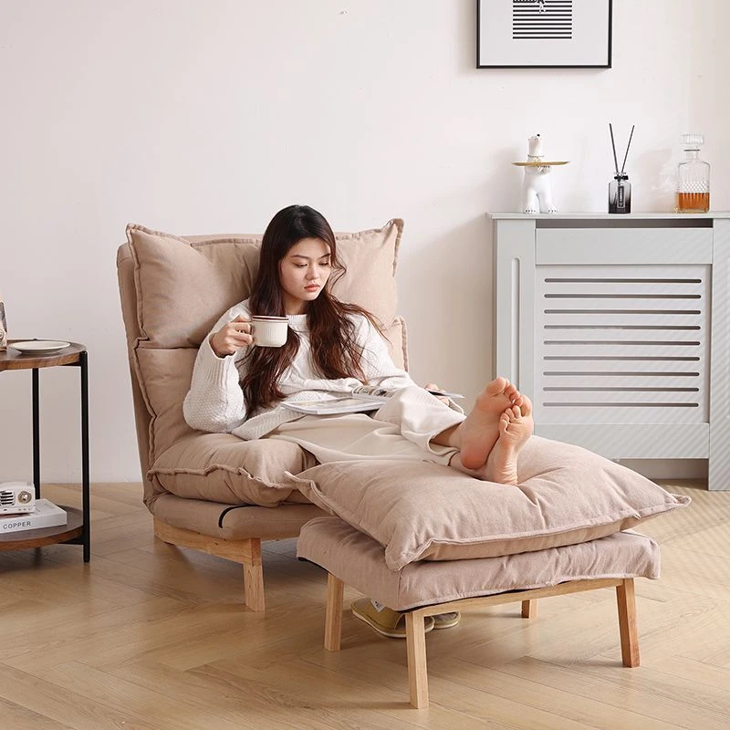 懒人沙发躺椅家用休闲沙发阳台小户型轻奢榻榻米卧室单人看书椅子