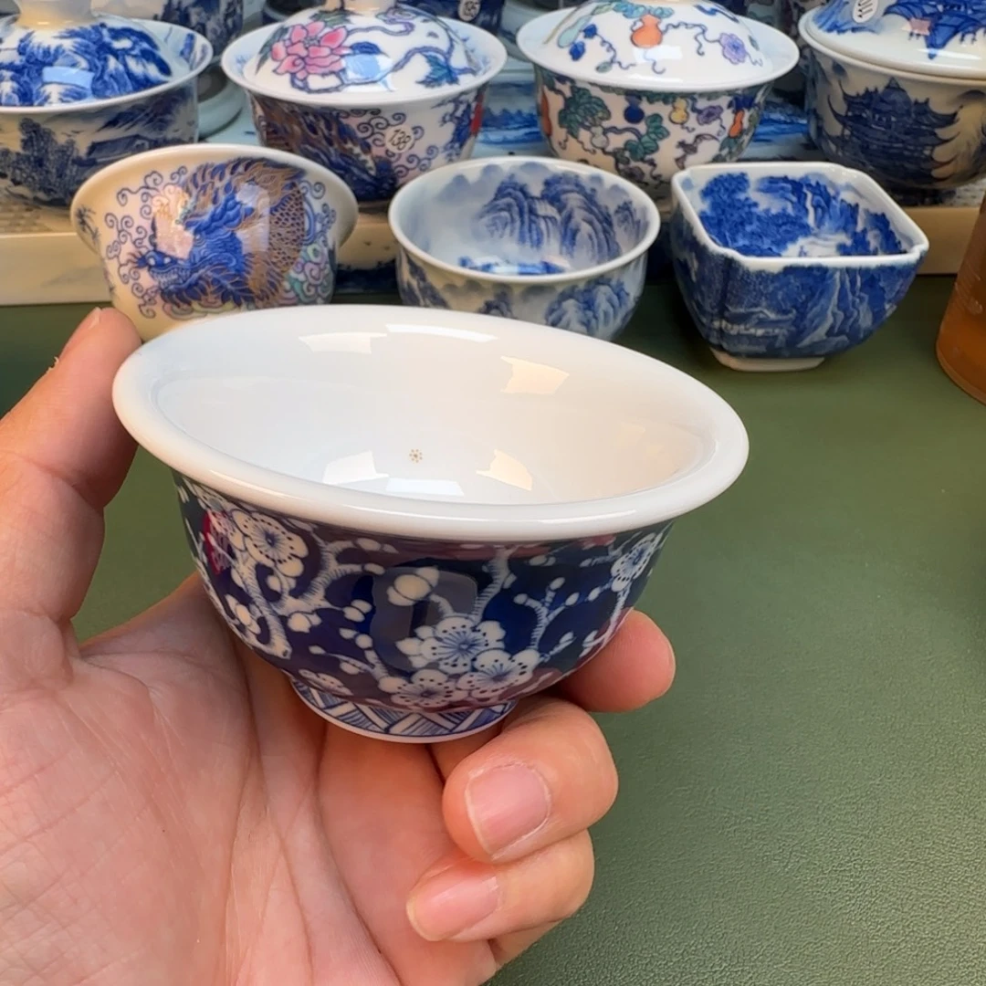 纯手工纯手绘茶具石头24