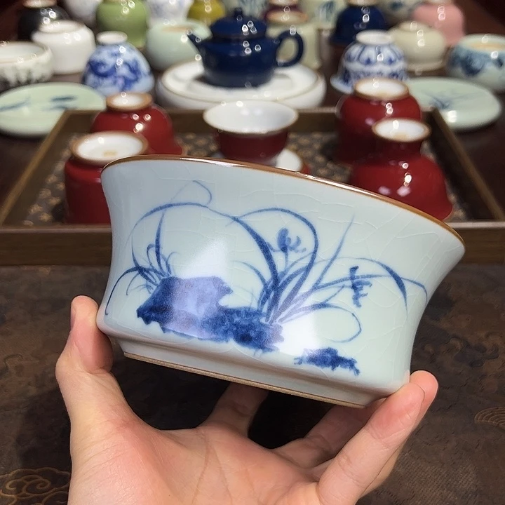 兰花马蹄水洗开片