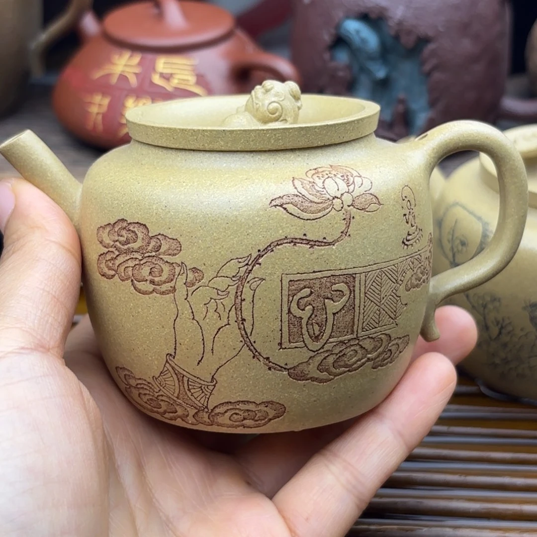 茶壶紫砂聚宝盆本山段170c c