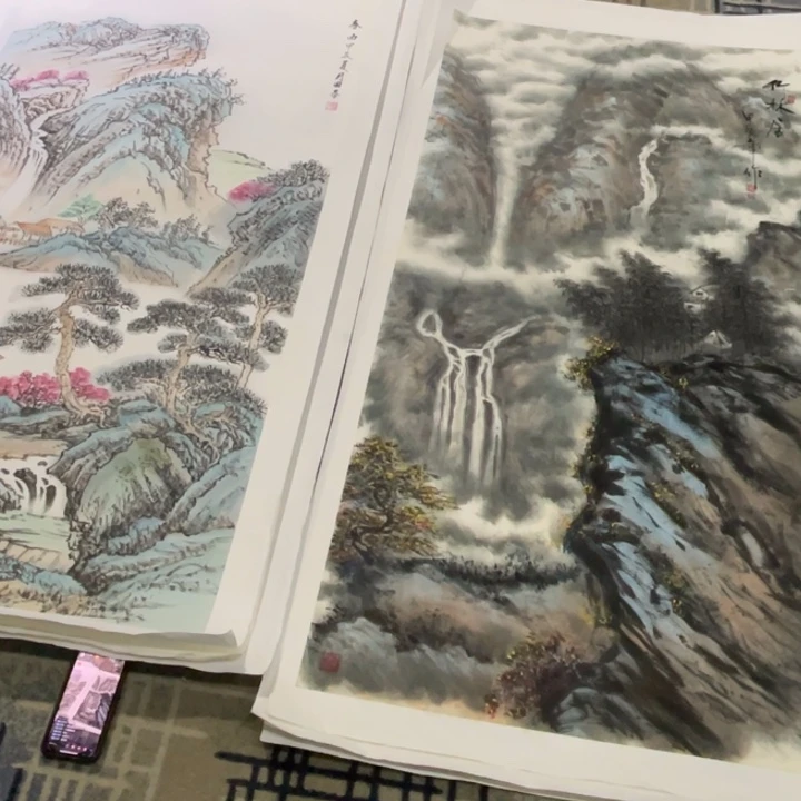 国画璟*四尺作品山水111111