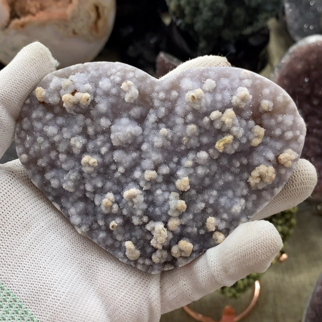 水晶花花爱心未镶嵌