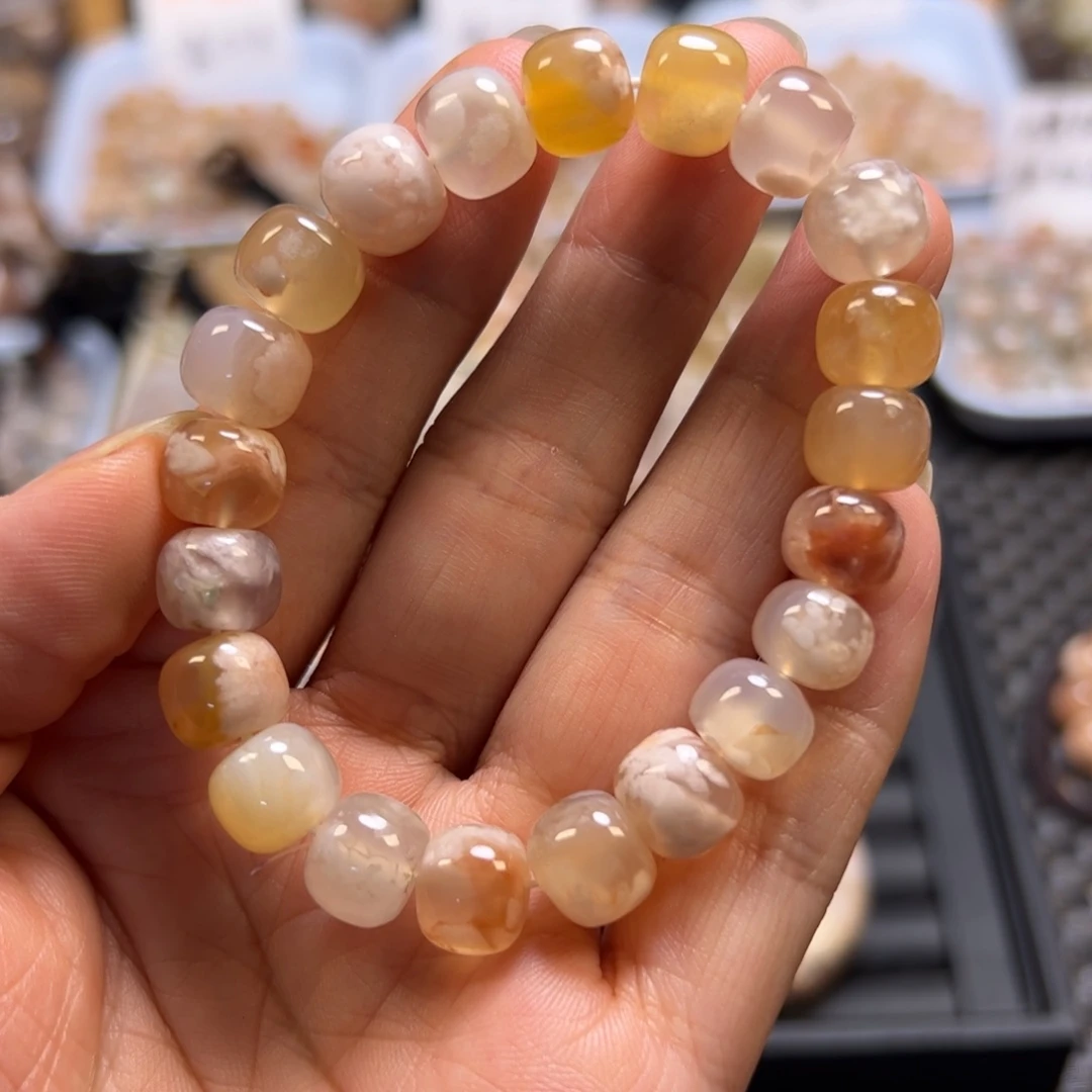 未镶嵌玛瑙/玉髓珠宝半成品