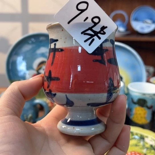 罐景德镇釉下手绘陶瓷