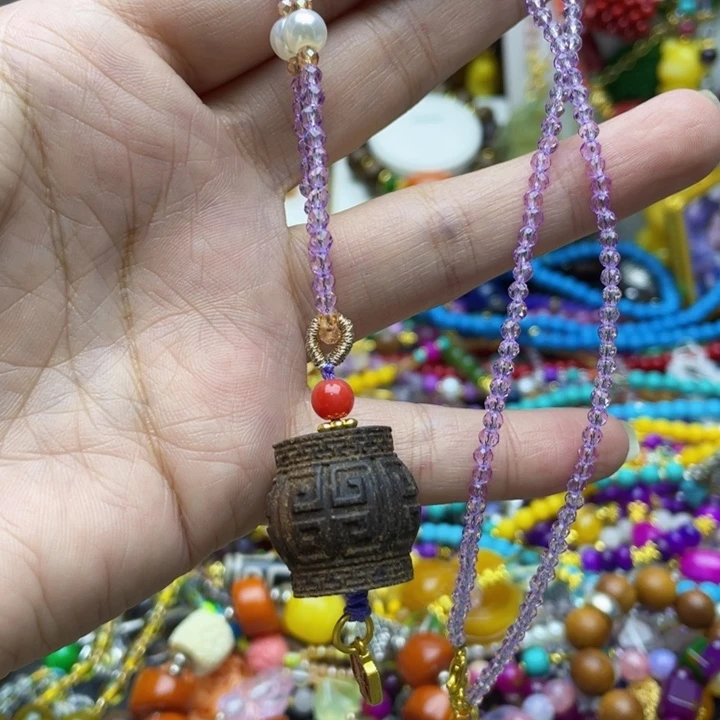 树脂制品108号锁骨链
