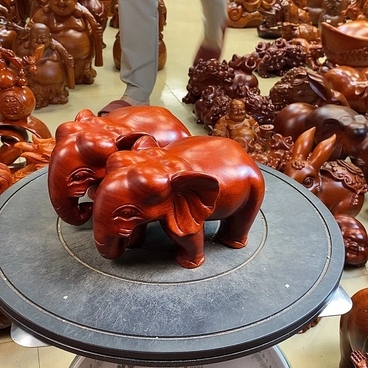 缅甸花梨木大象20