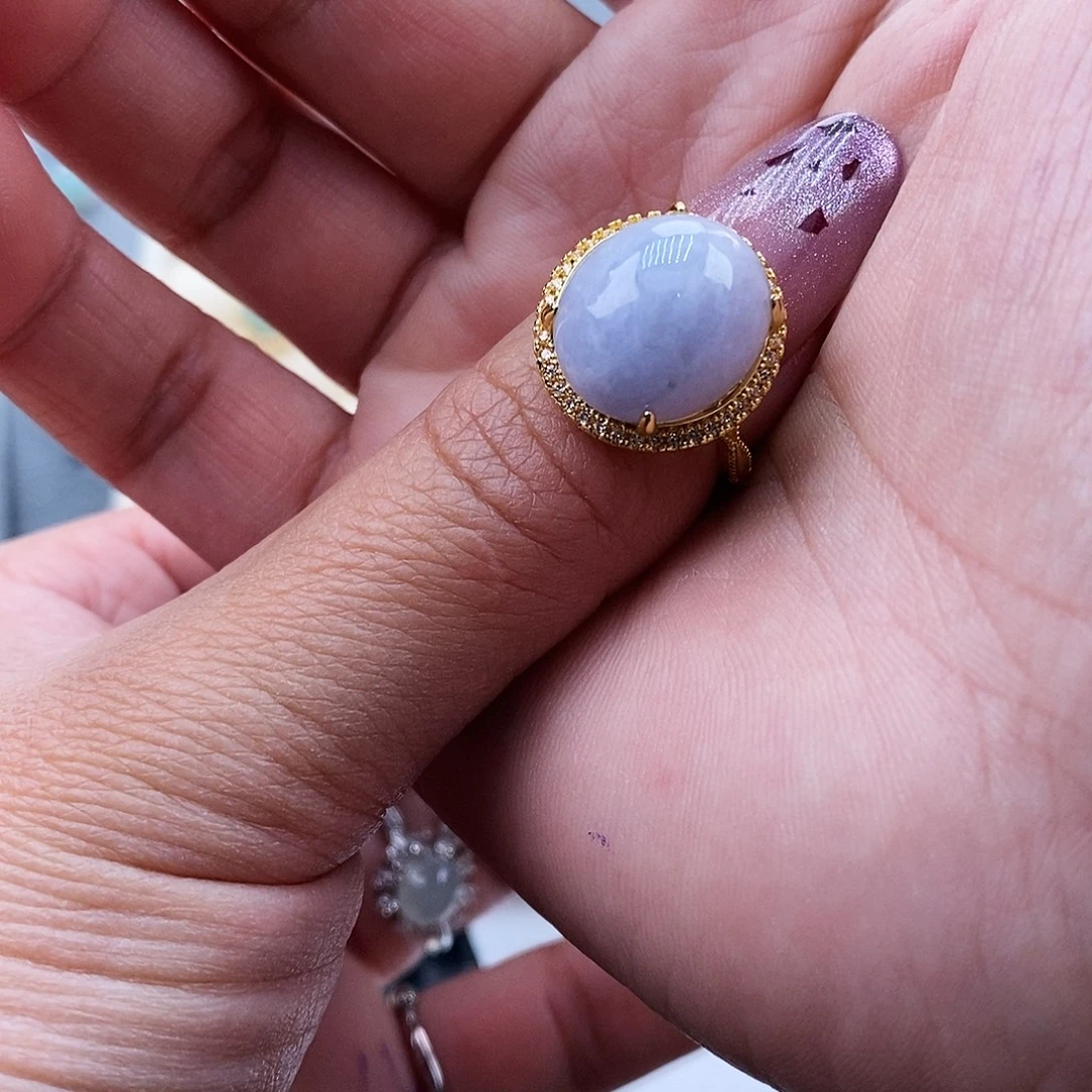 翡翠未镶嵌戒指缅甸