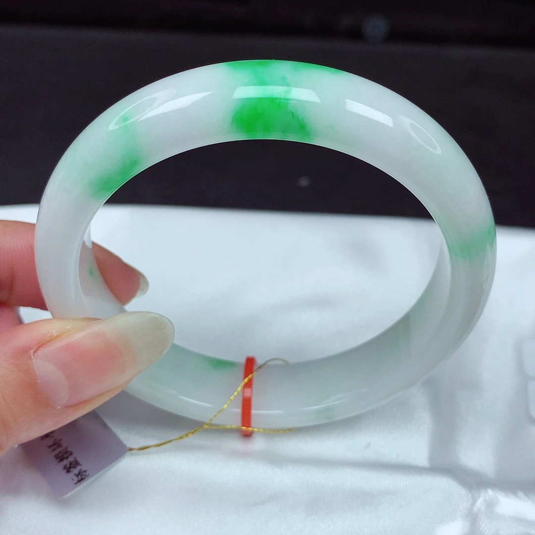 未镶嵌手镯翡翠59圈976-超级捡漏镯！