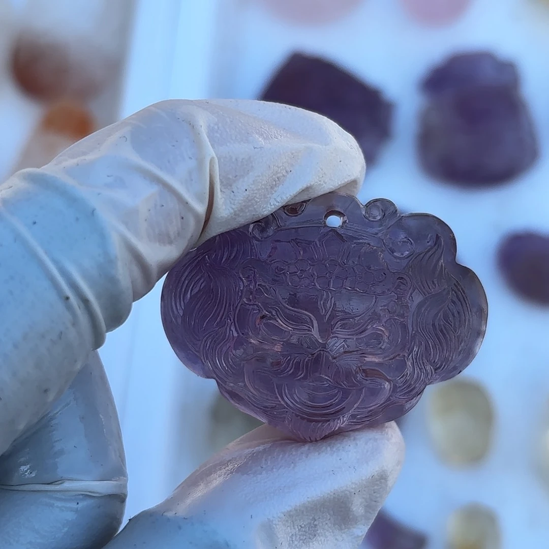 水晶吊坠(不含链)未镶嵌-*