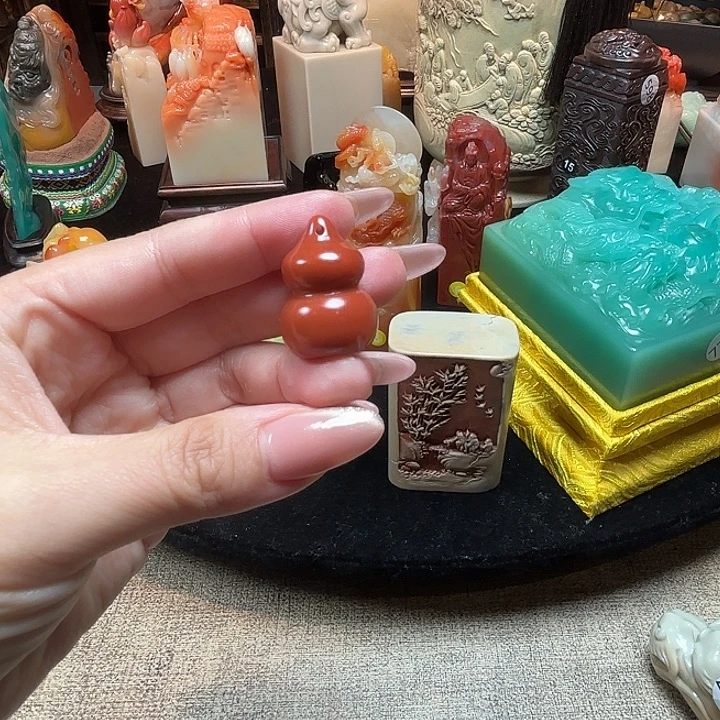 昌化石印石寿山石印章8.5