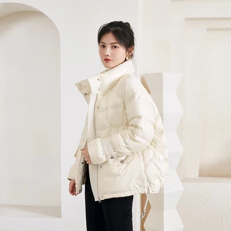 baisihan/百思寒89805冬季新款95白鹅绒短款鹅绒服女