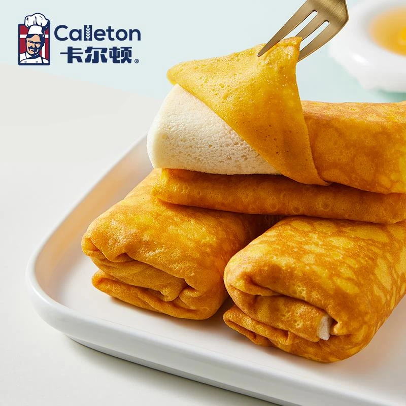 卡尔顿蛋皮吐司面营养早餐糕点小吃解饿零食下午茶充饥