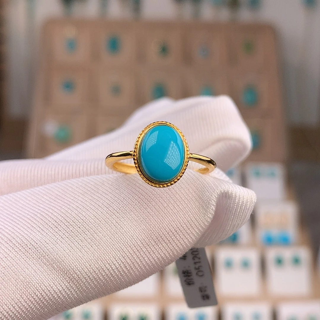 绿松石未镶嵌戒指