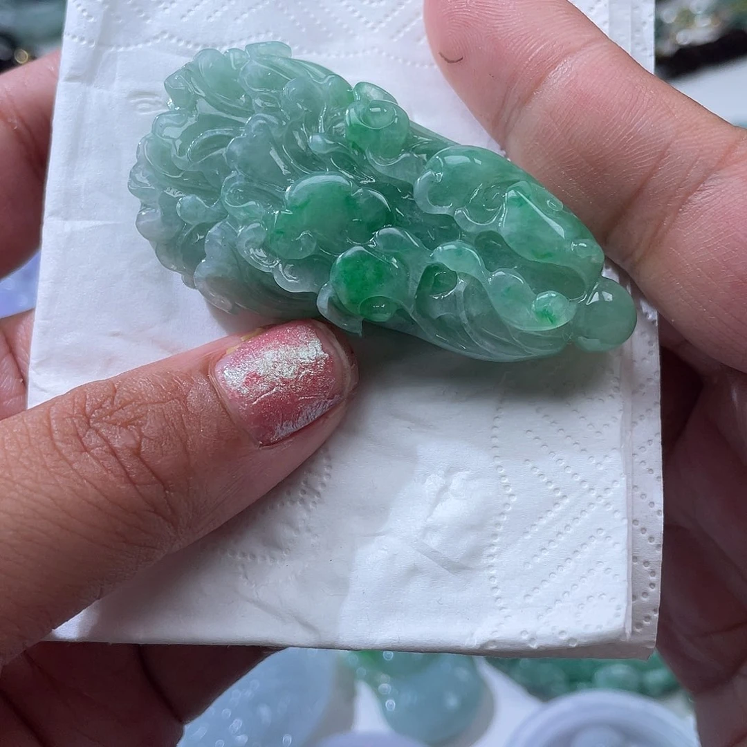 颈饰未镶嵌翡翠翡玉缘翡翠