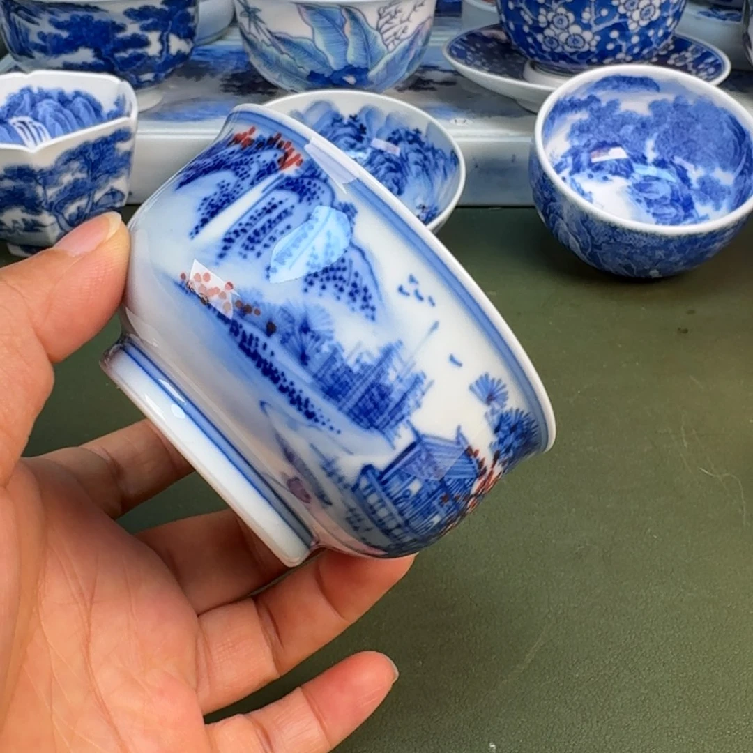 陶景德镇纯手绘茶具圆圆203