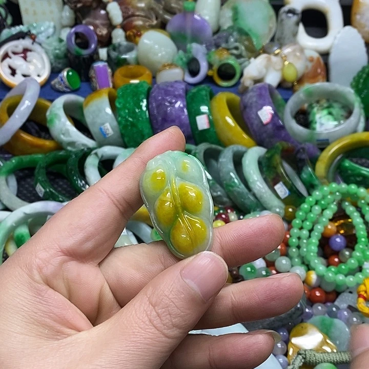 颈饰未镶嵌翡翠缅甸翡翠首饰配饰