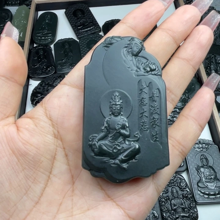 颈饰未镶嵌和田玉无**客