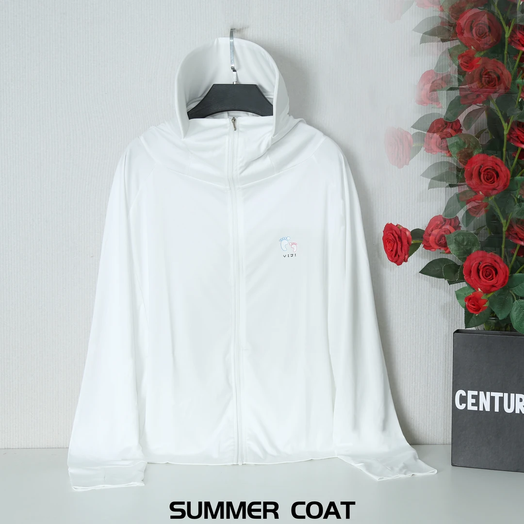 【特价】连帽休闲轻薄透气男女同款韩系纯色防晒衣夏季宽松款6C732