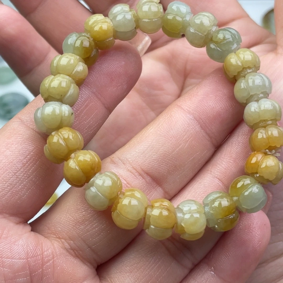 定制翡翠未镶嵌莲花珠