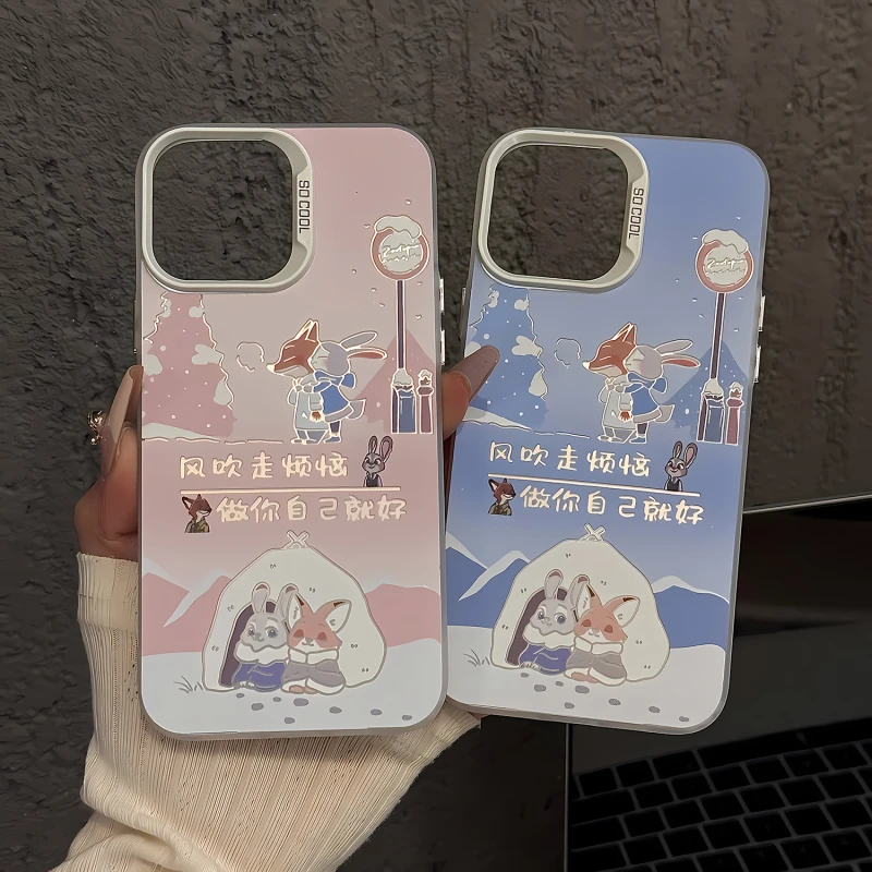 适用苹果16pro磨砂彩银14手机壳小众oppo华为p雪地朱迪尼克防摔15