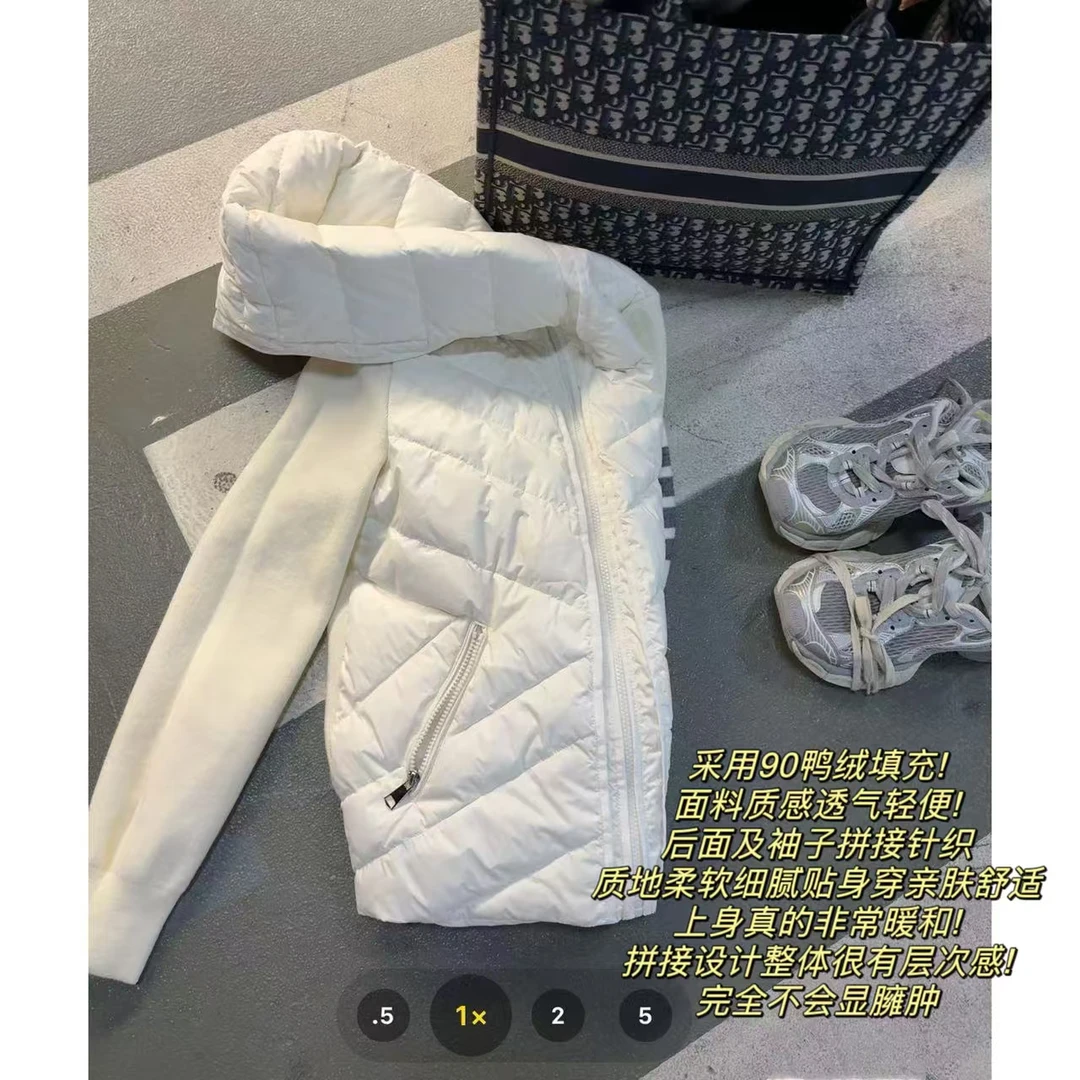 徐秋阳  牛乳卷 百搭时尚休闲设计感显瘦显白羽绒服X6827-