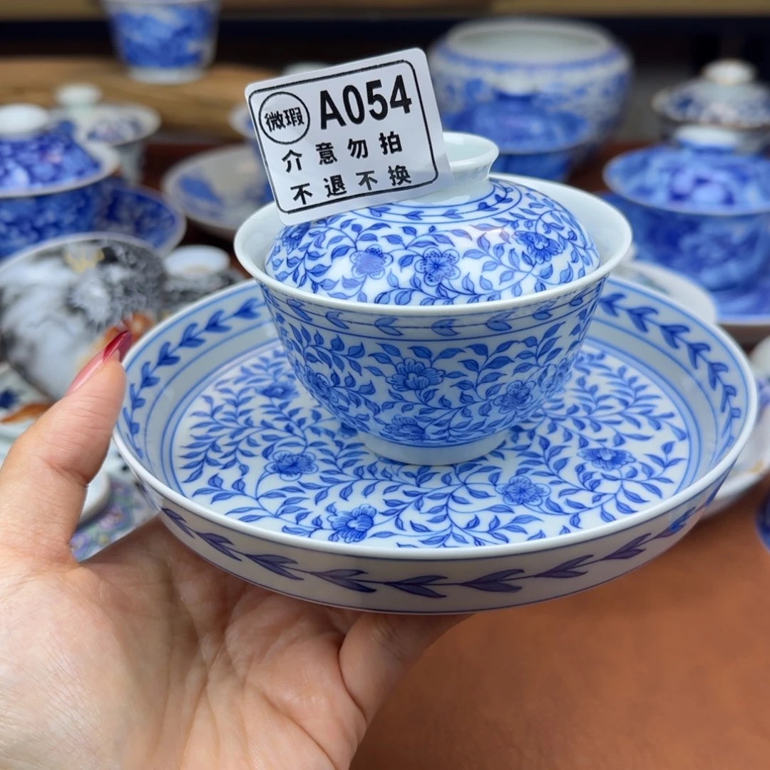 陶景德镇陶瓷手绘一套