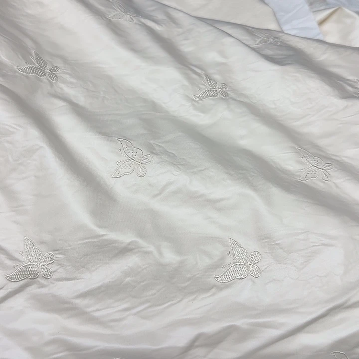 无纺布白色羽绒蝴蝶