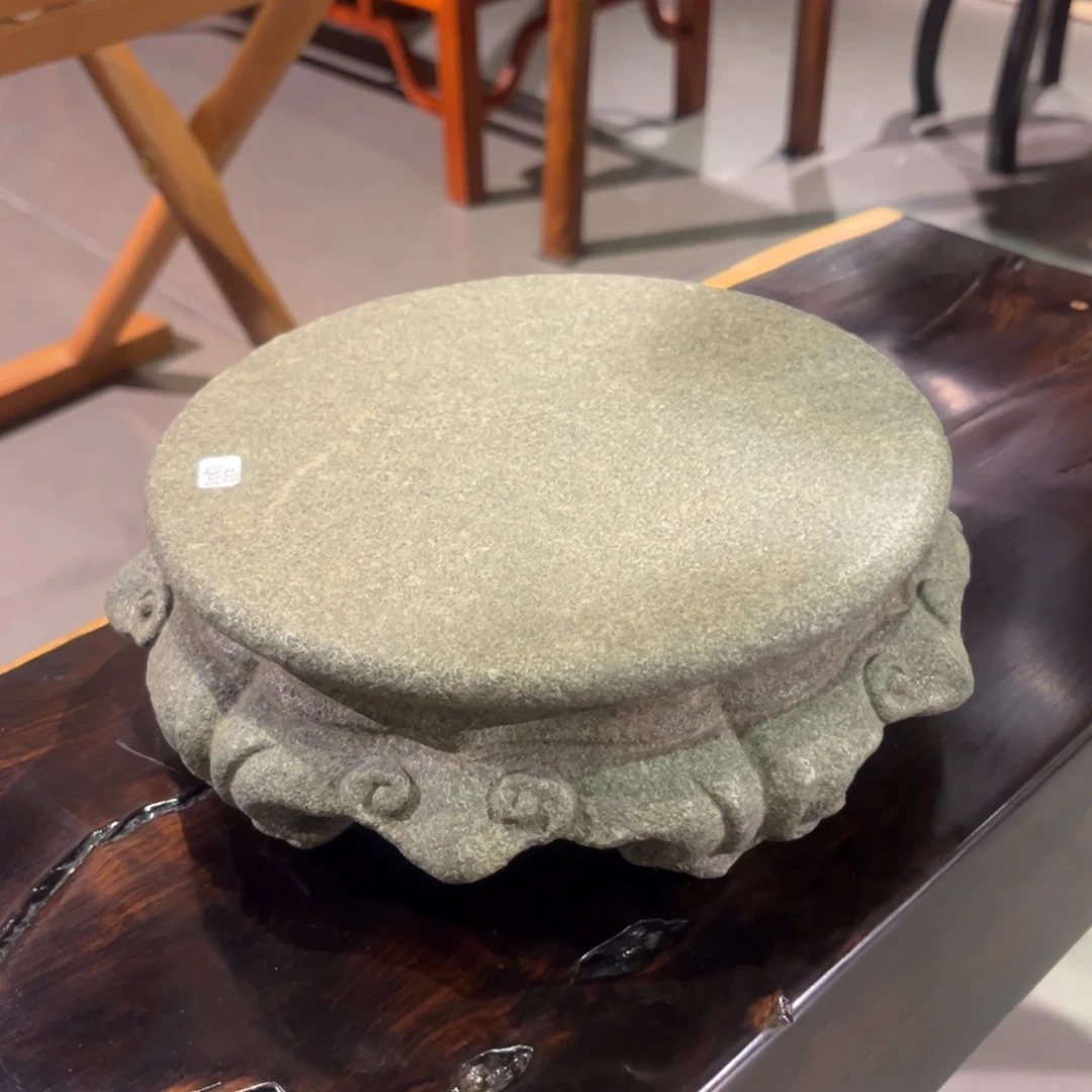 垚***坴乌木类成套家具青石云纹底座