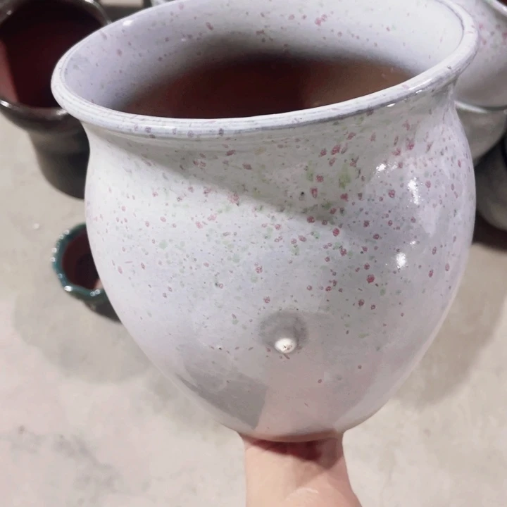 口径22高度24一只小瑕疵