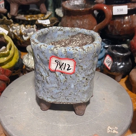 粗陶花盆手工花盆制作