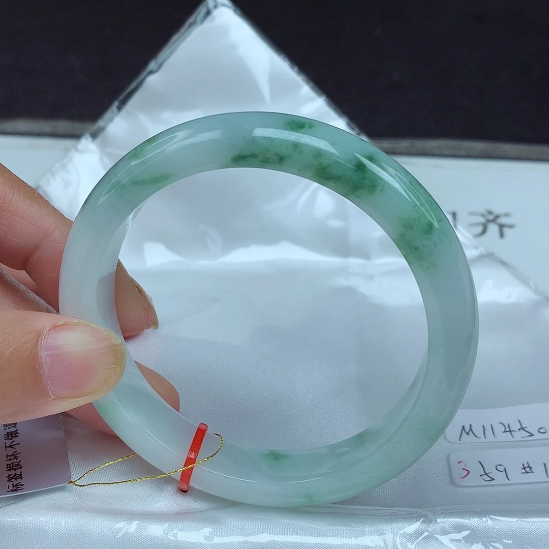 翡翠未镶嵌手镯59圈4503