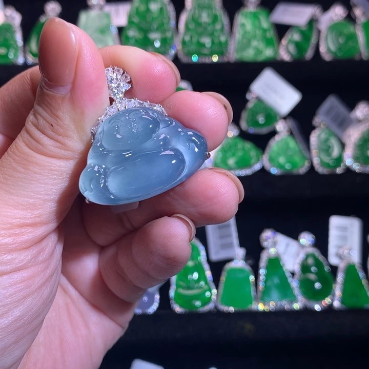 【闪购商品】颈饰银S925镶嵌翡翠·****～天然翡翠