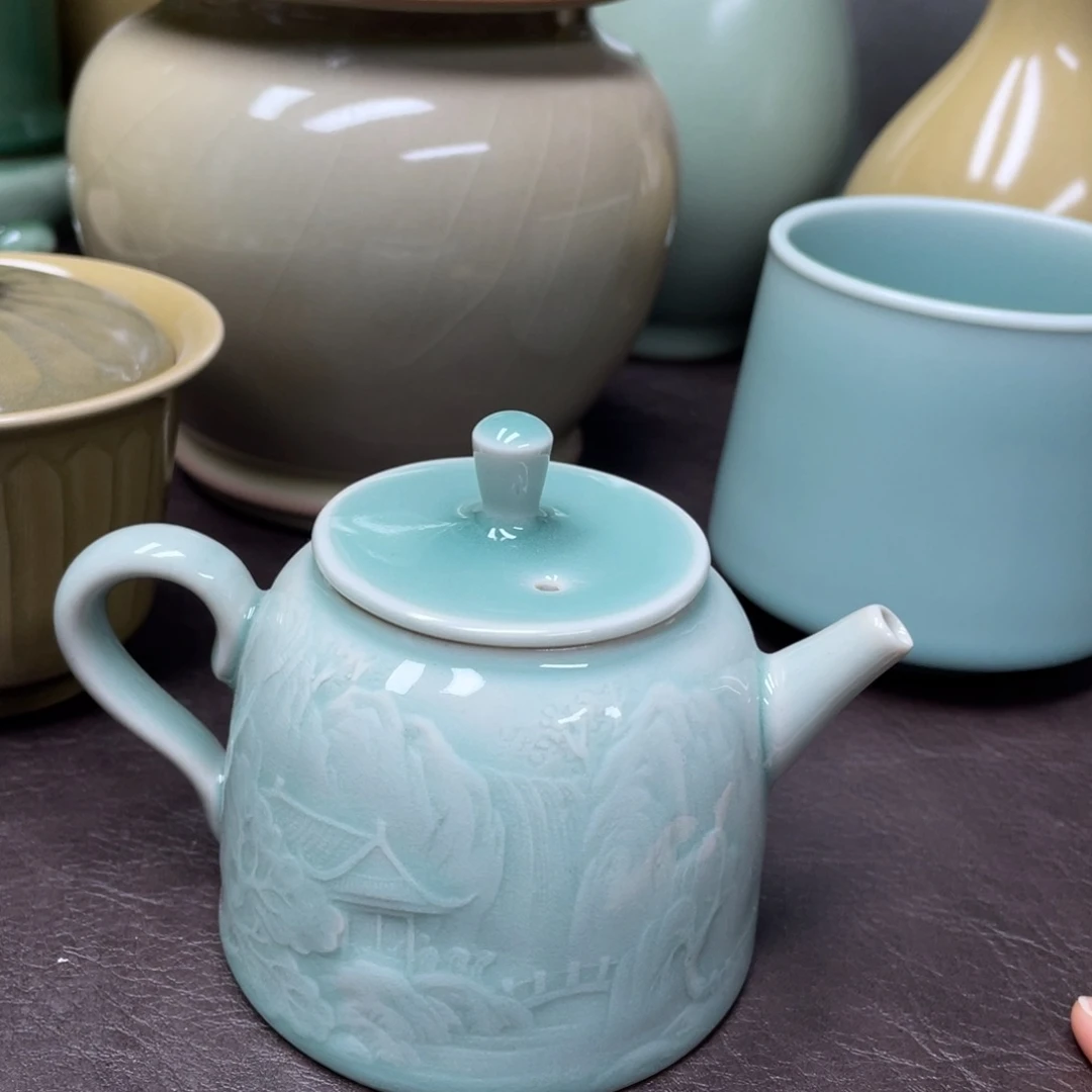 福利青瓷茶具杯子微瑕