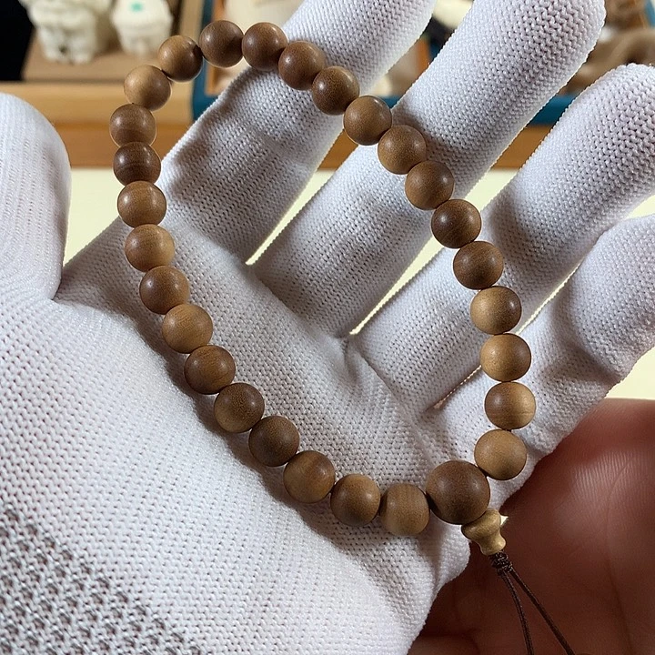 檀香木手串/手链横纹黑肉0.8✖️27奶香焦糖韵手持