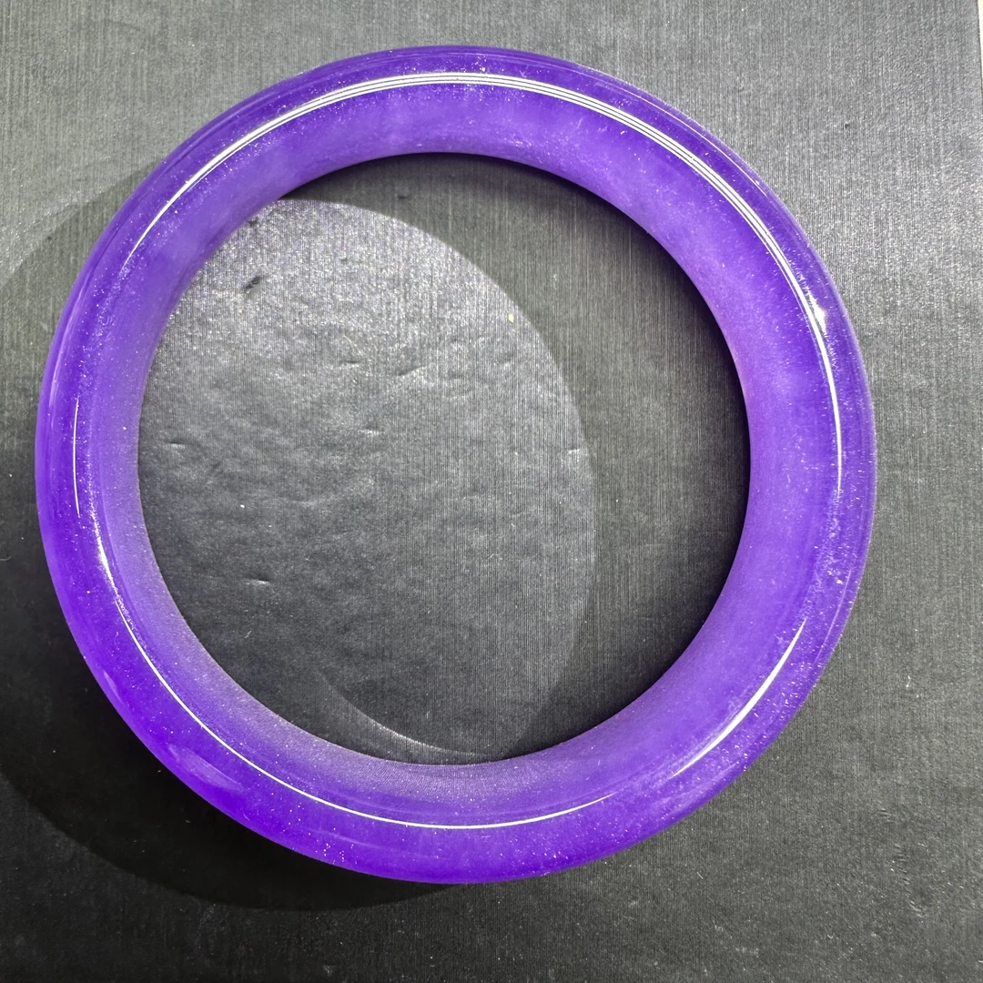 冰紫正圈手镯F46