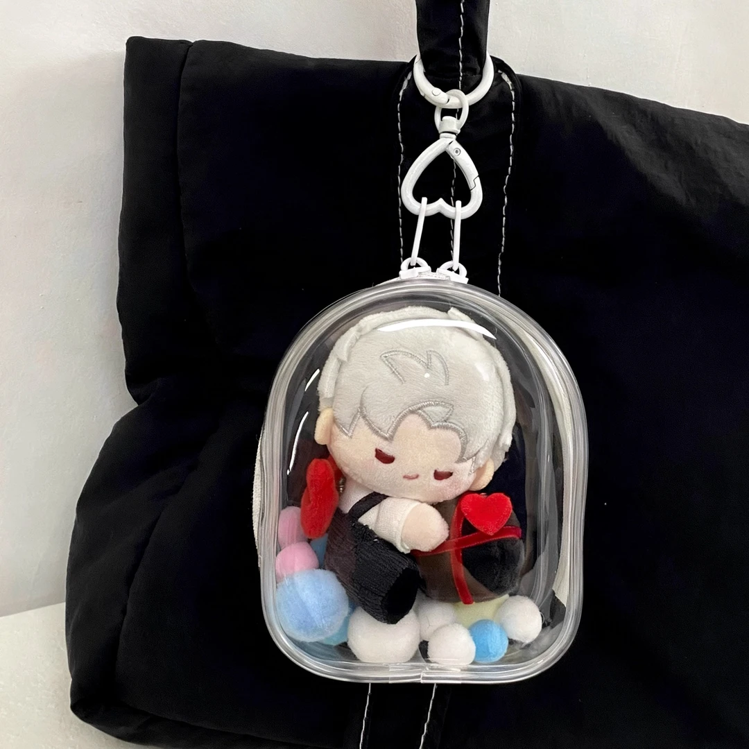 恋与深空生日10cm遛娃娃包秦彻2025生日周边棉花娃娃收纳痛包防尘