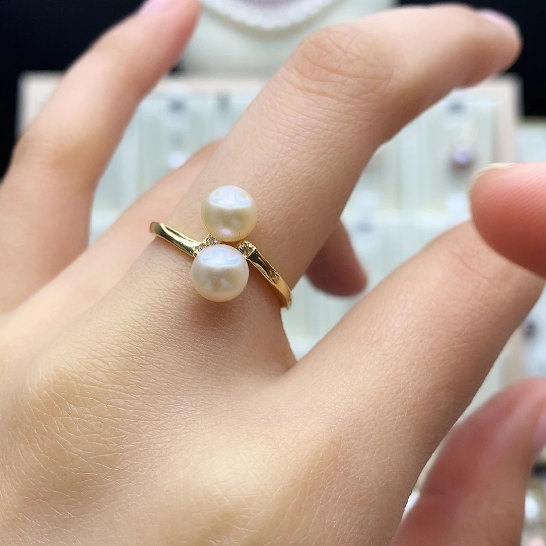 合金淡水珍珠颈饰