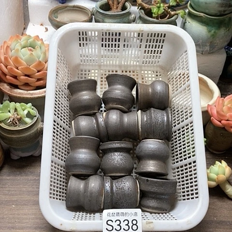 紫砂花盆338微瑕品口径2到3左右