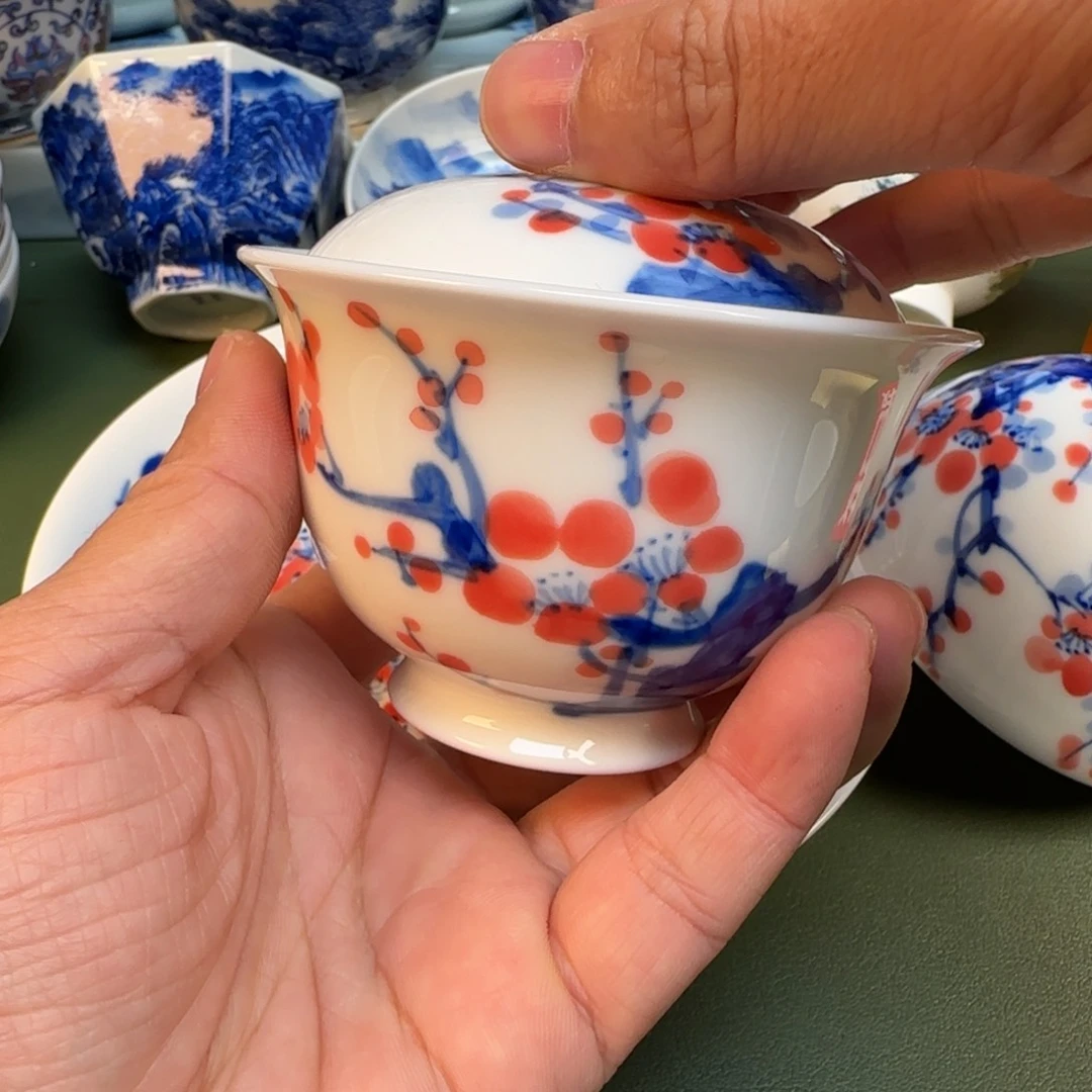 纯手工纯手绘茶具石头92